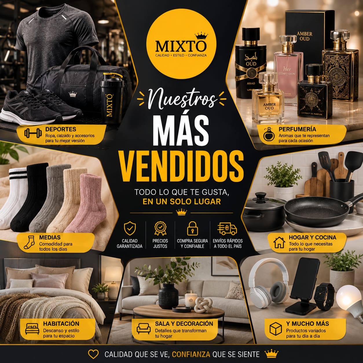 Productos más vendidos!