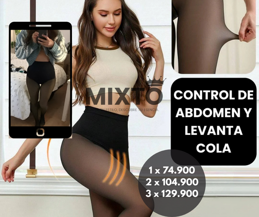 Media Térmica Control Abdomen colores y diseños 220gr
